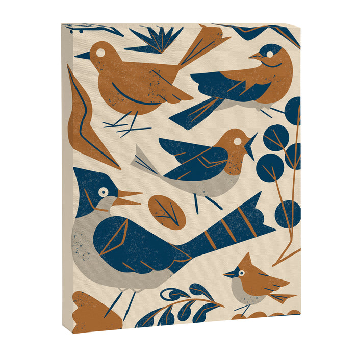 Woodland Songbirds Canvas Print Gallery Image 1