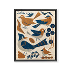 Woodland Songbirds Framed Canvas Print Gallery Image 6