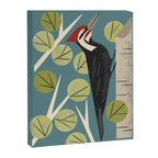 Woodpecker in Aspen Tree Canvas Print Gallery Image 6