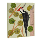 Woodpecker In Aspen Tree Canvas Print Gallery Image 6