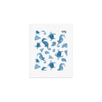 Sea Creatures | Light Blue Ocean Animals Art Print Gallery Image 1