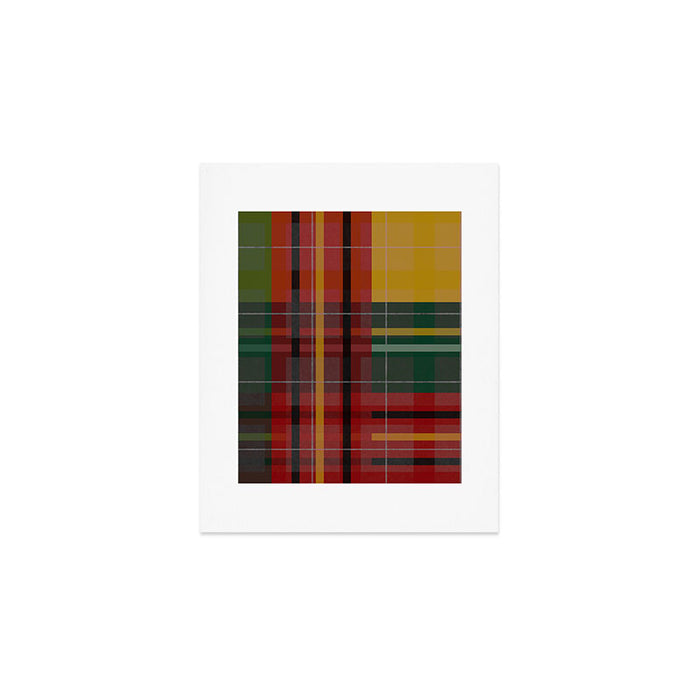 Plaid Lines Art Print Gallery Image 1