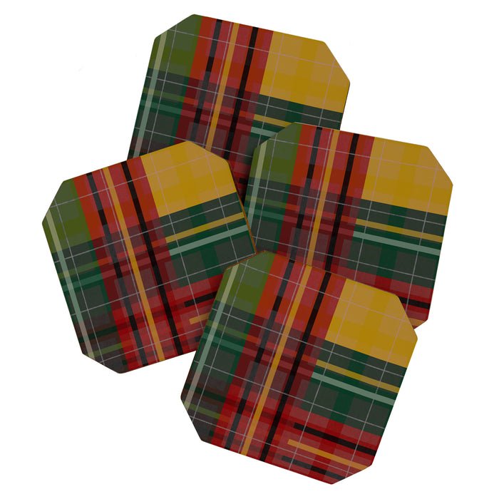 Plaid Lines Coaster Gallery Image 1