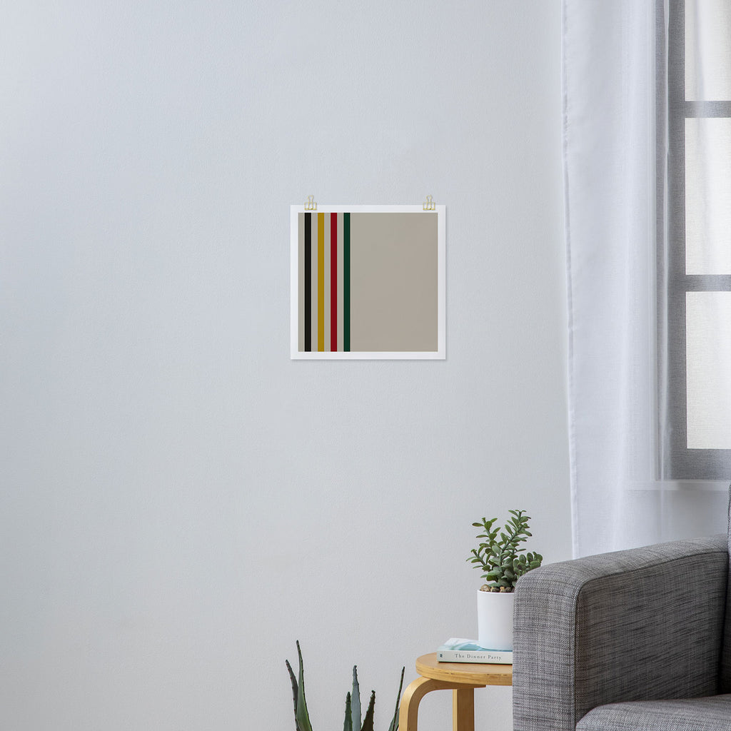 Trapper Stripes Art Print Gallery Image 3