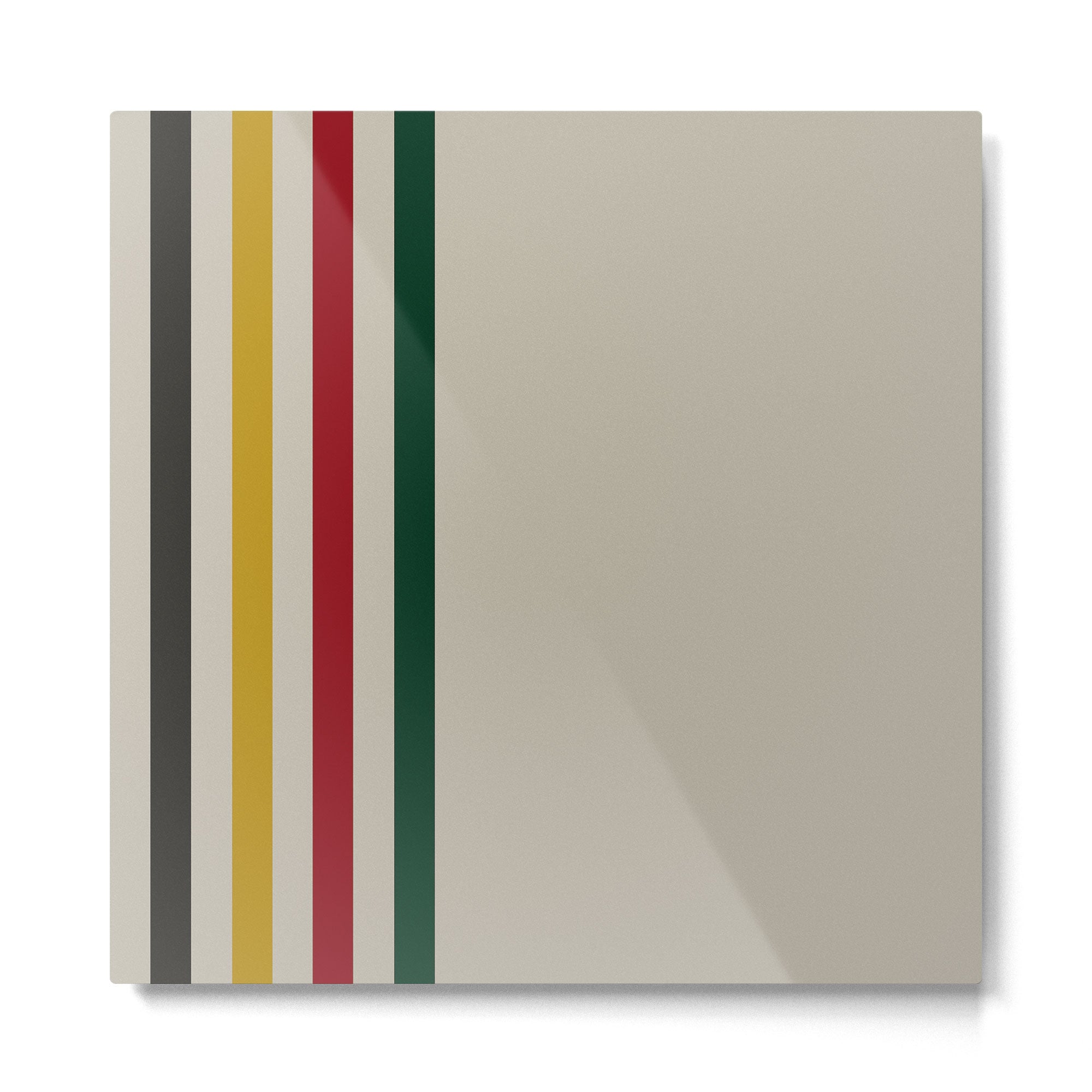 Trapper Stripes Metal Print Gallery Image 2
