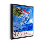 1962 FRANCE Marc Chagall Nice Soleil Fleurs Travel Poster Framed Canvas Print Gallery Image 2