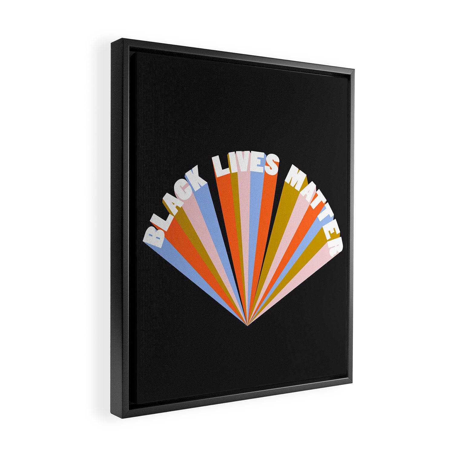 Black Lives Matter Framed Canvas Print Gallery Image 2