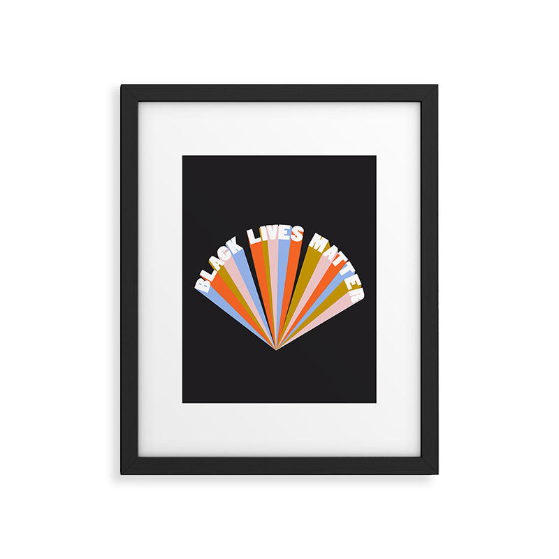 Black Lives Matter Framed Art Print