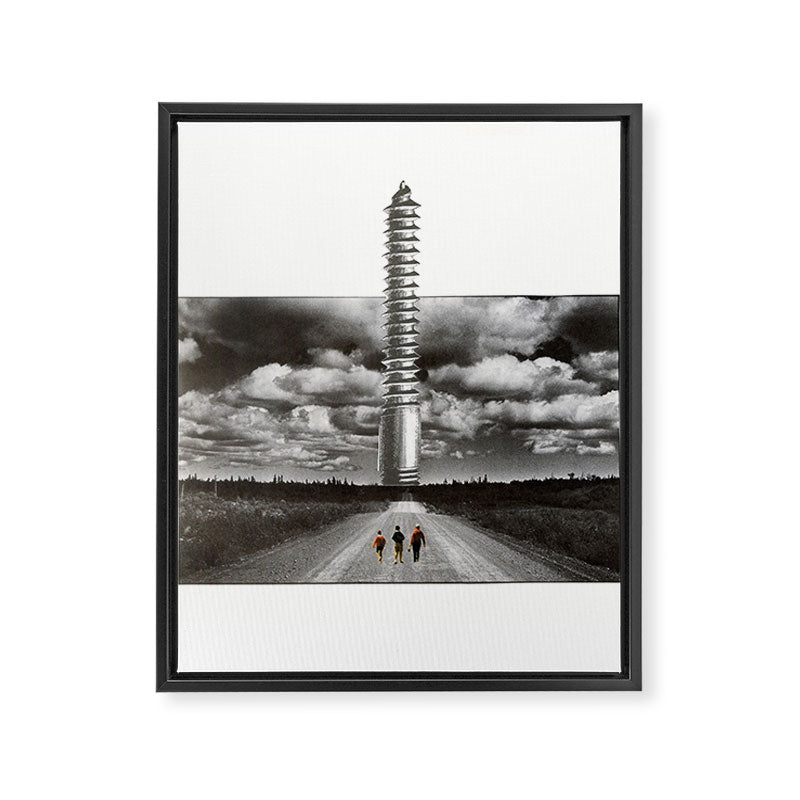 A Screw Framed Canvas Print Gallery Image 6
