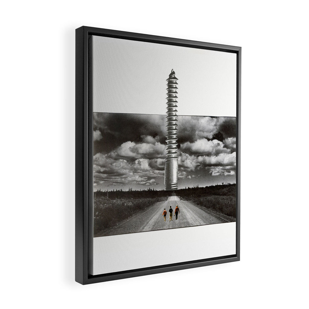 A Screw Framed Canvas Print Gallery Image 2