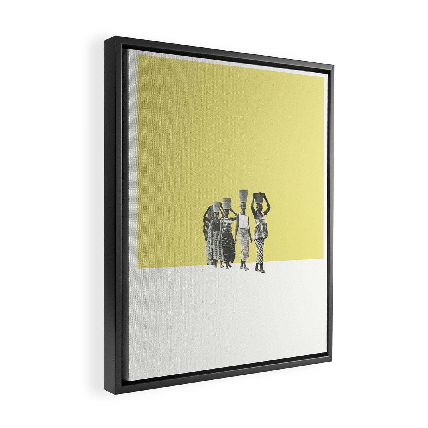 A Step Outside Framed Canvas Print Gallery Image 2