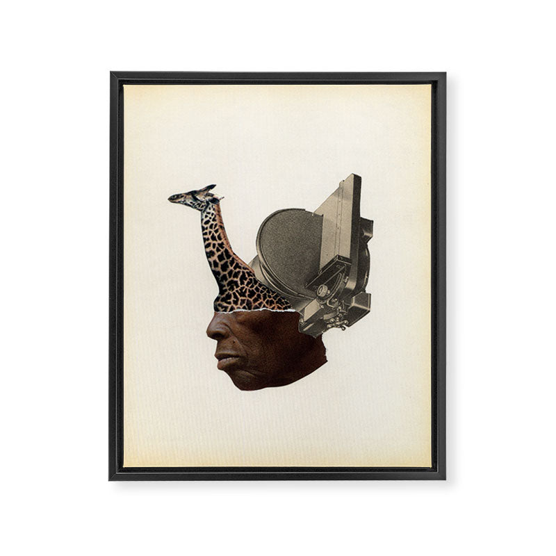 African Head Charge Framed Canvas Print Gallery Image 6