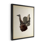 African Head Charge Framed Canvas Print Gallery Image 2