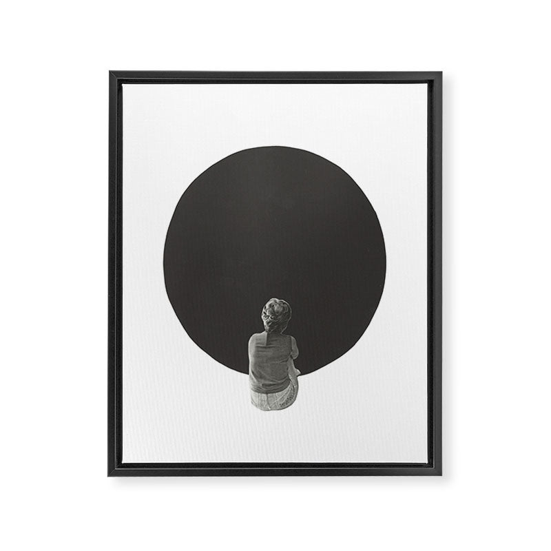 Black Planet Framed Canvas Print Gallery Image 6