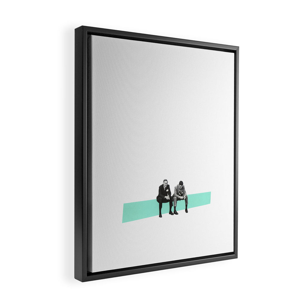 Break Framed Canvas Print Gallery Image 2