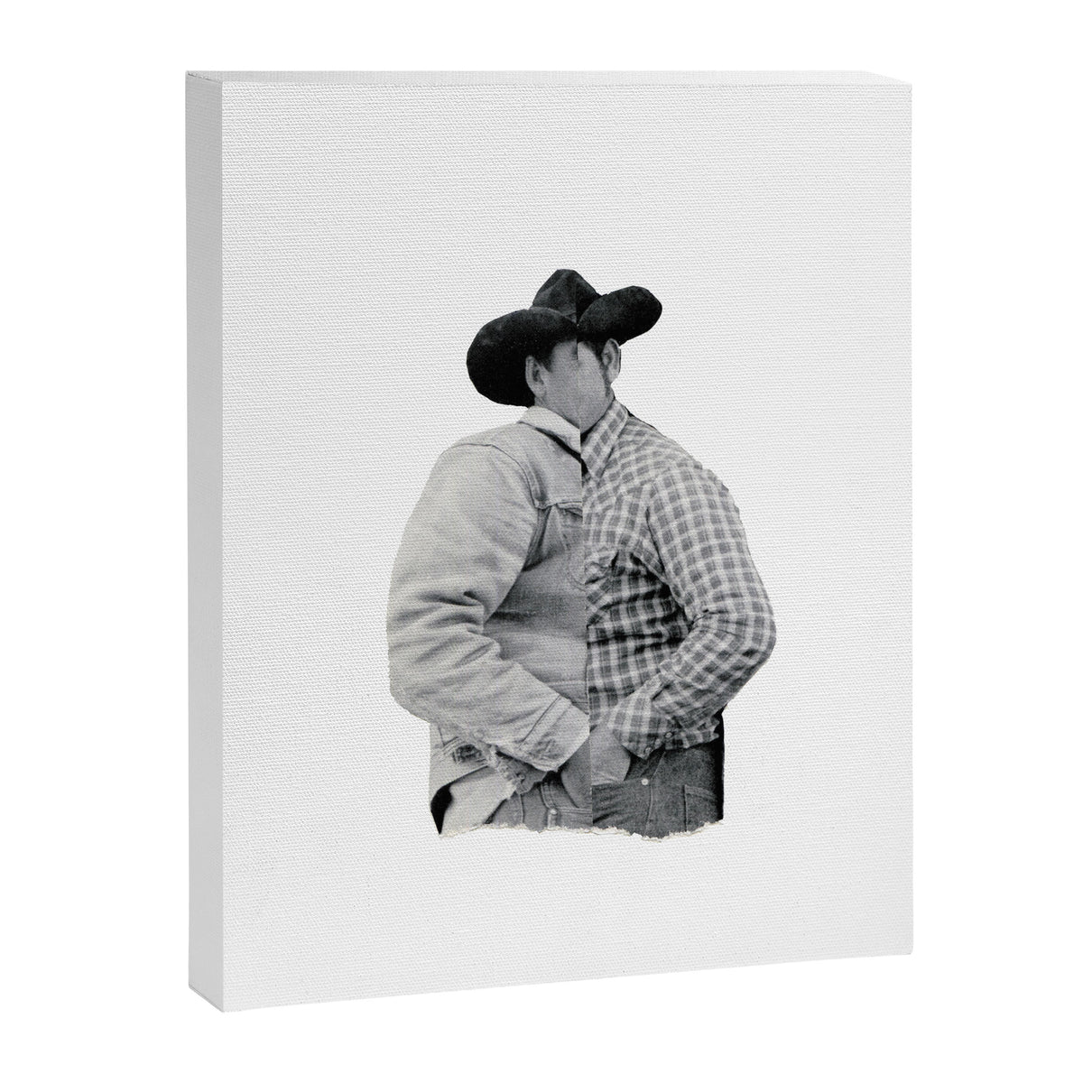 Conversation (Cowboys) Canvas Print Gallery Image 6