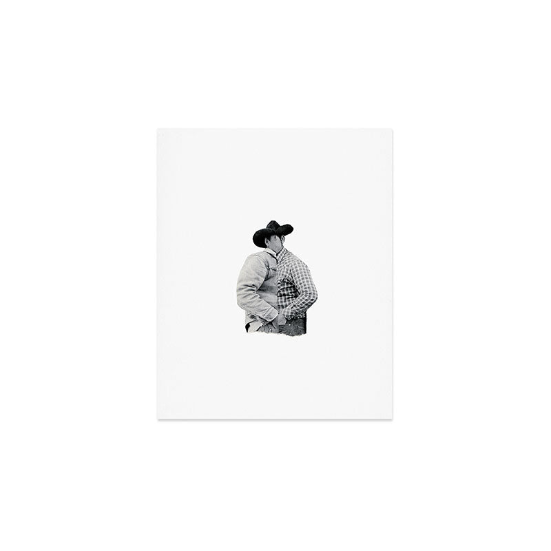 Conversation (Cowboys) Art Print Gallery Image 1