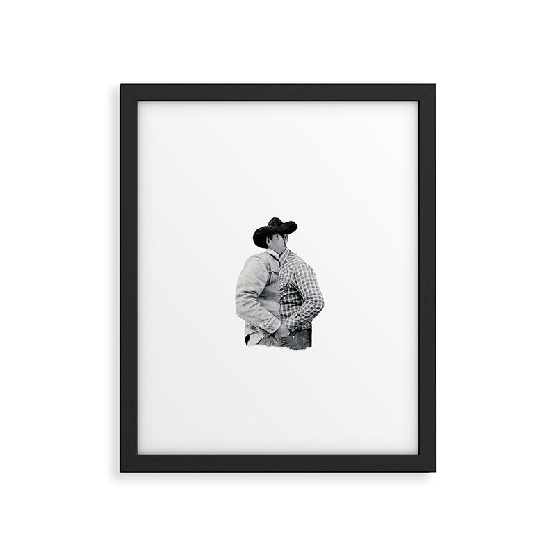 Conversation (Cowboys) Framed Art Print Gallery Image 5