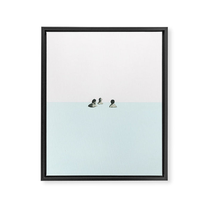 Cool Down Framed Canvas Print Gallery Image 1