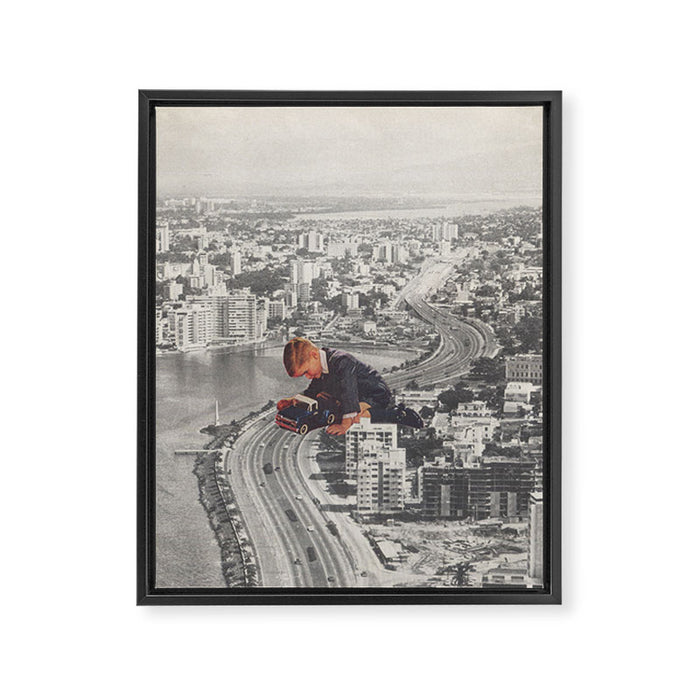 Cruisin' Framed Canvas Print Gallery Image 1