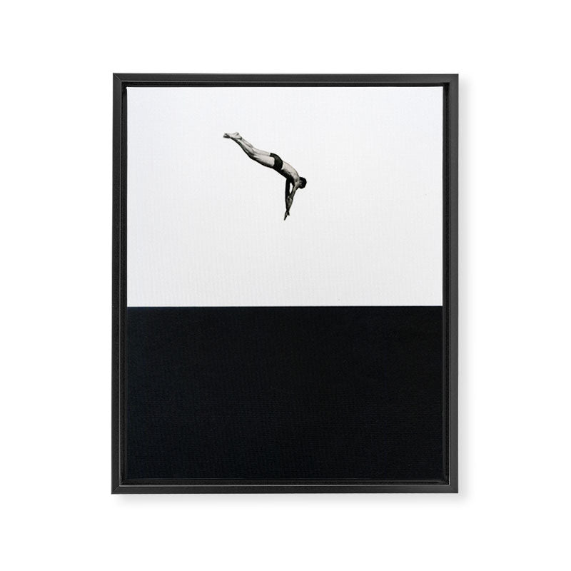 Dive Framed Canvas Print Gallery Image 6