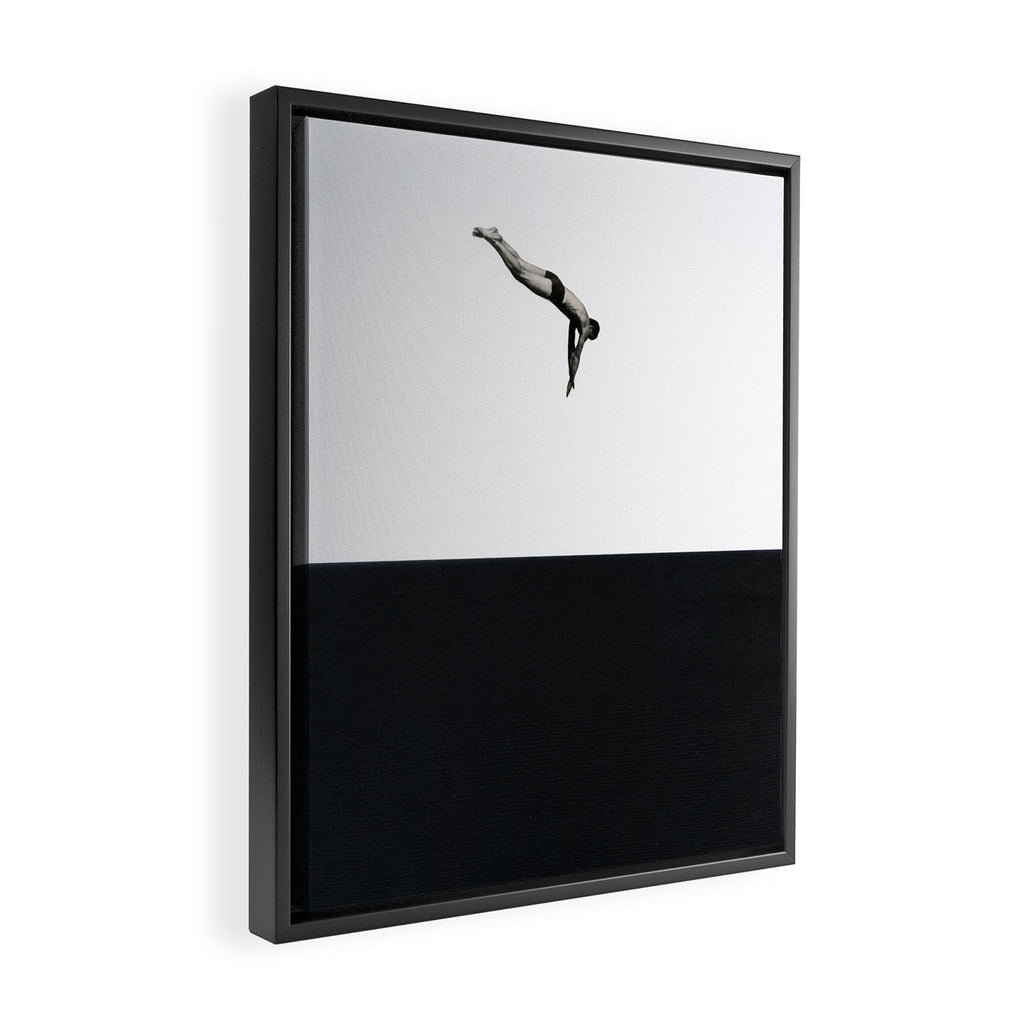Dive Framed Canvas Print Gallery Image 2