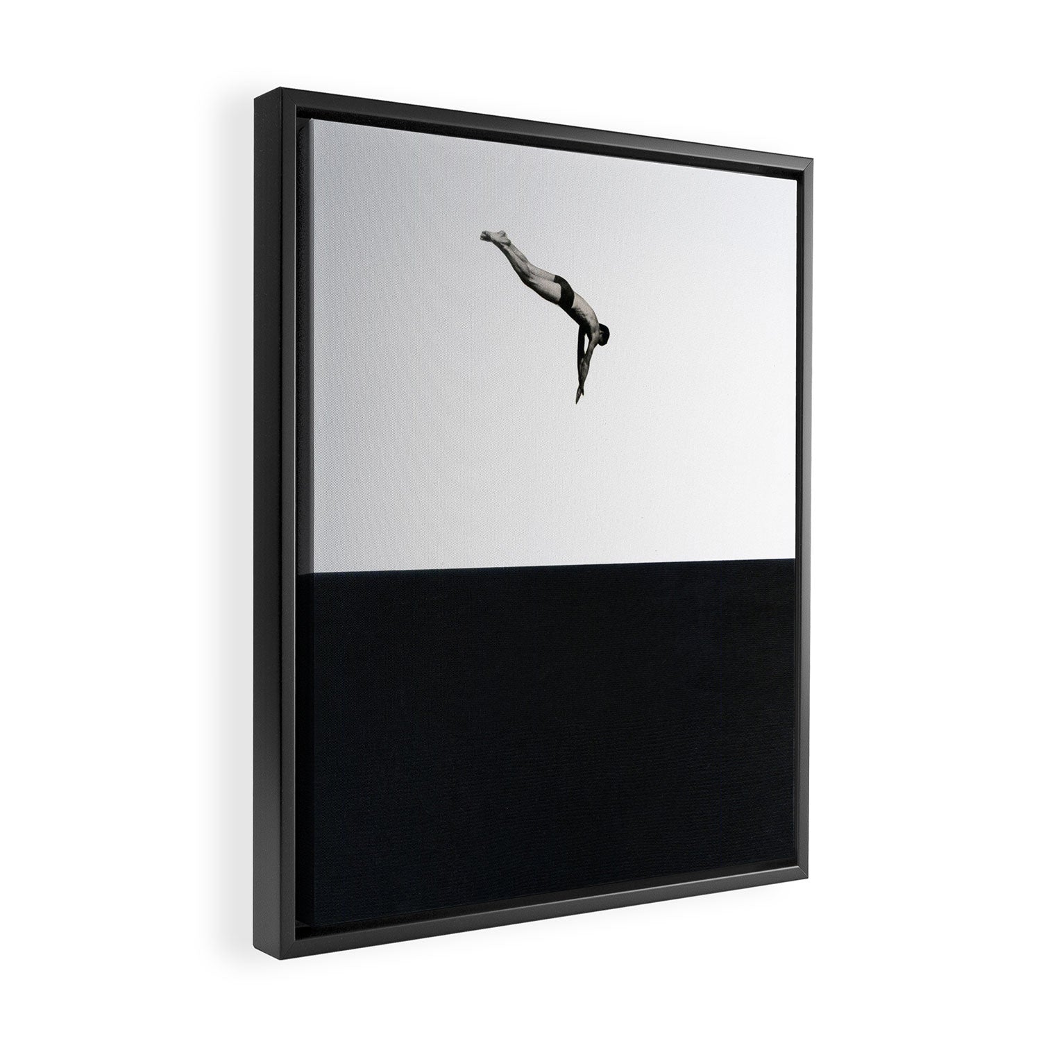 Dive Framed Canvas Print Gallery Image 2