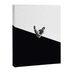 Diver (black) Canvas Print Gallery Image 6