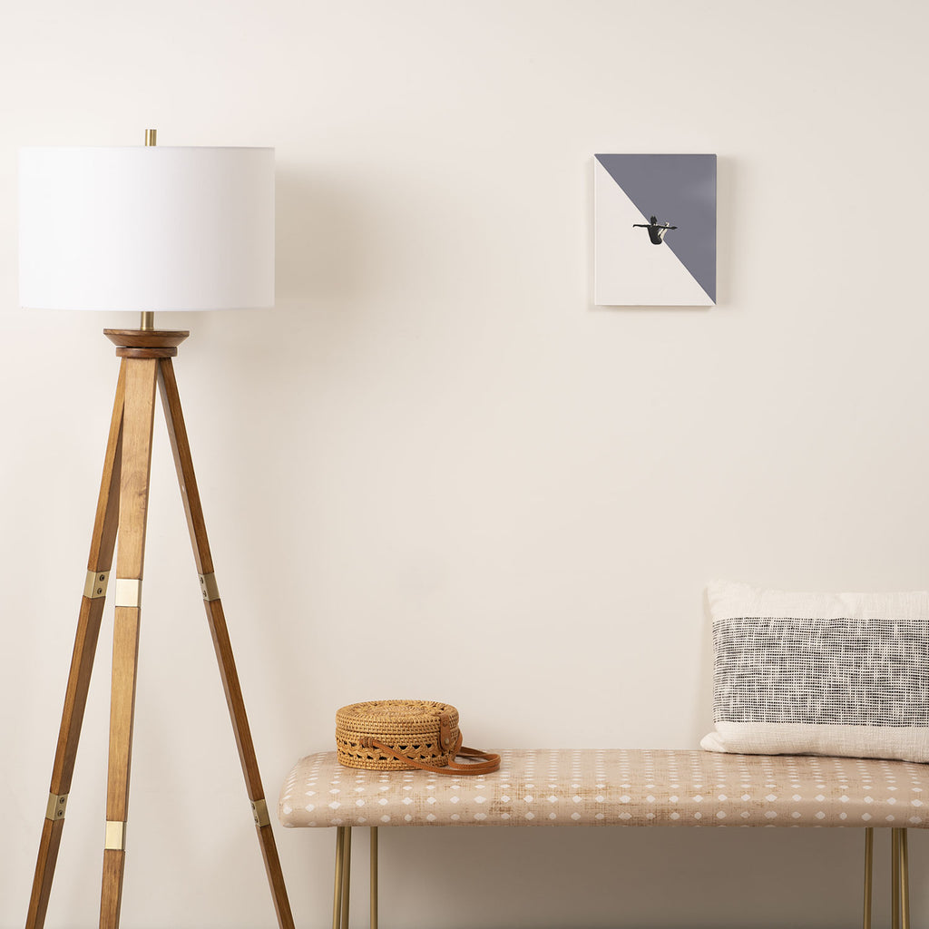 Diver (grey) Canvas Print Gallery Image 2