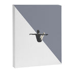 Diver (grey) Canvas Print Gallery Image 6