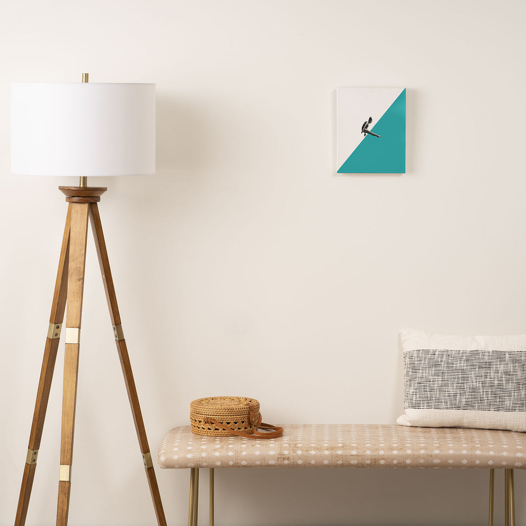 Diver (turquoise) Canvas Print Gallery Image 2