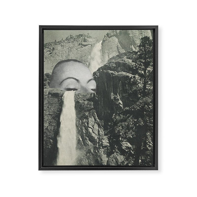 Falling Framed Canvas Print Gallery Image 6