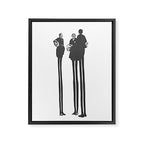 Grown Ups Framed Canvas Print Gallery Image 6