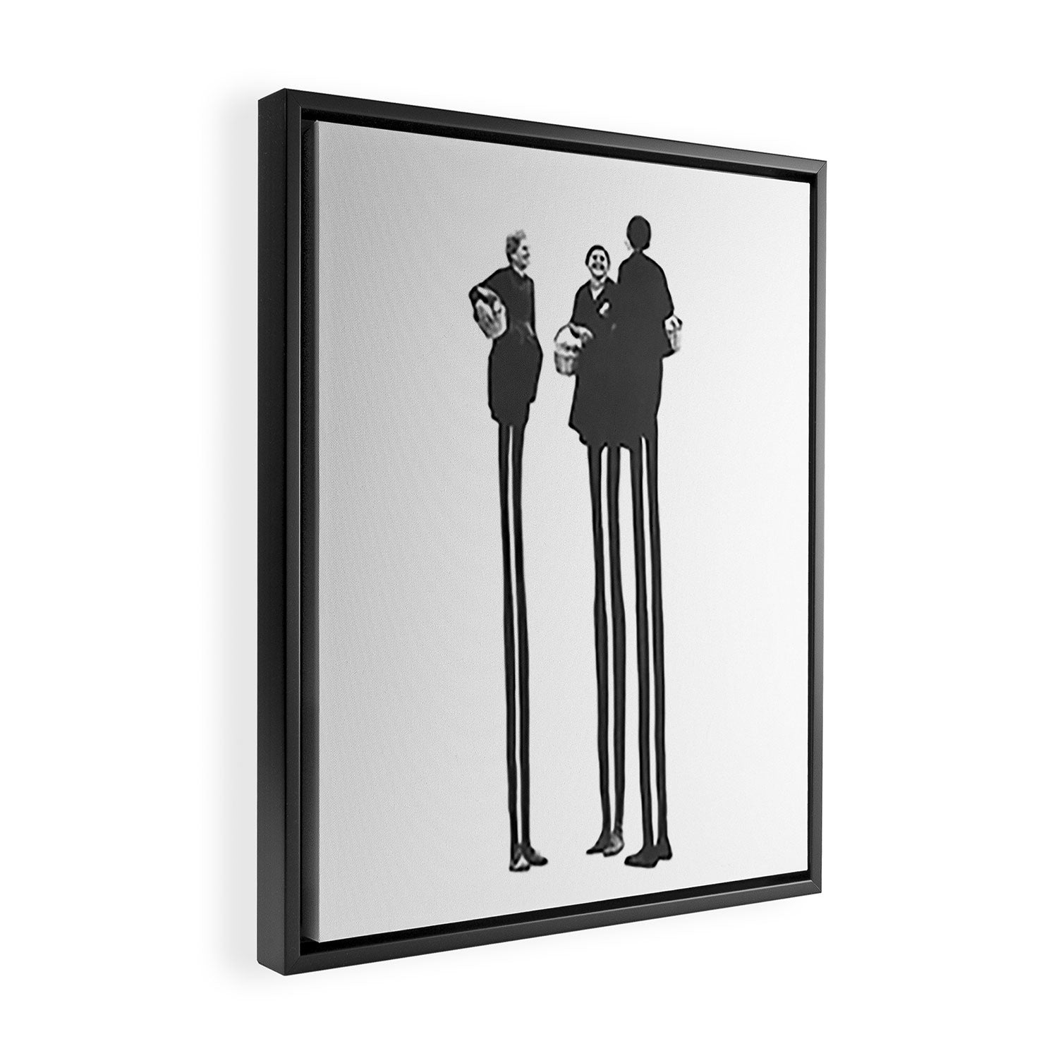 Grown Ups Framed Canvas Print Gallery Image 2