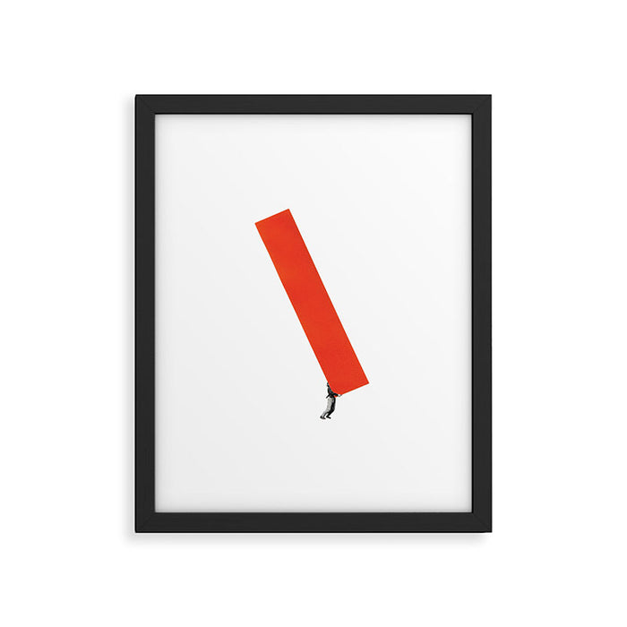 Heavy Construction Framed Art Print Gallery Image 1