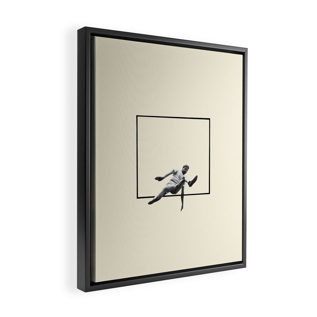 Hurdle (Rectangle) Framed Canvas Print Gallery Image 2