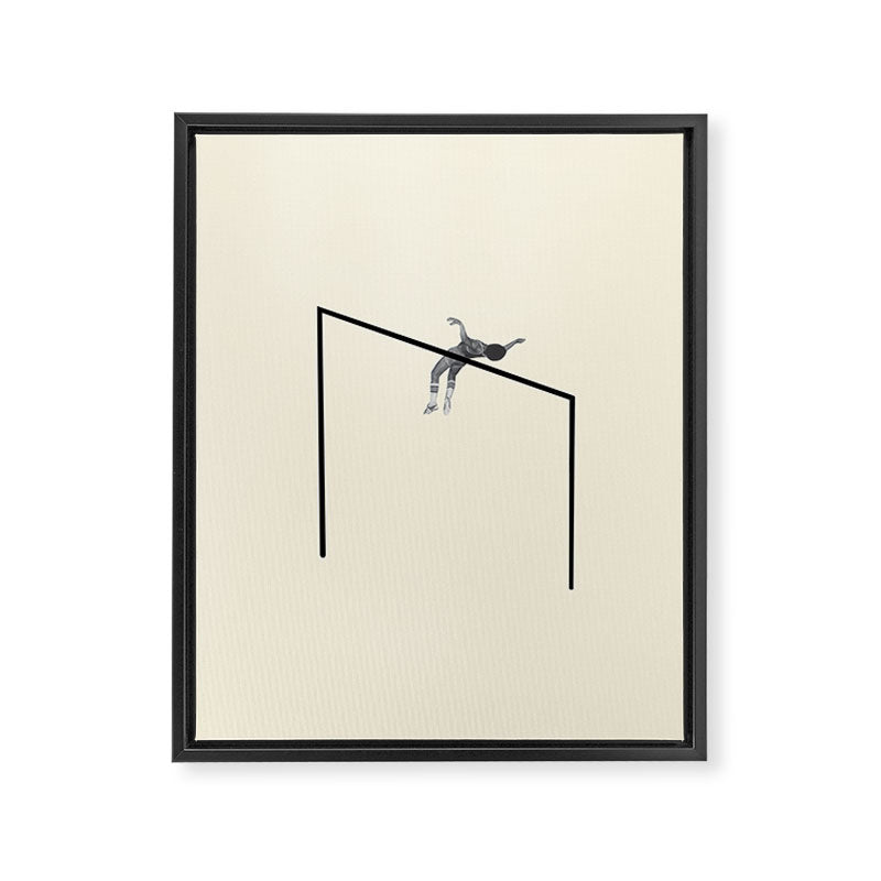 Hurdle (Square) Framed Canvas Print Gallery Image 6
