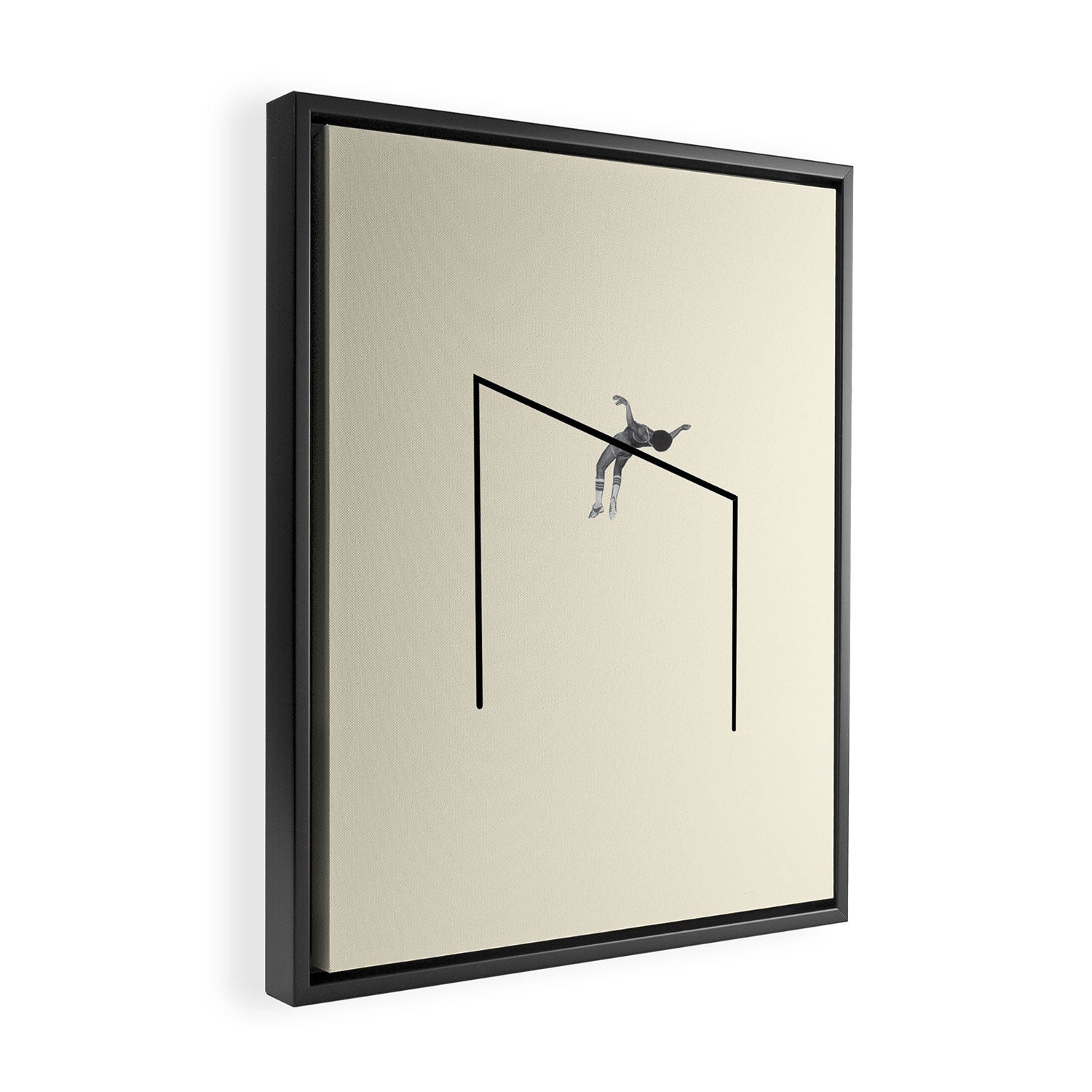 Hurdle (Square) Framed Canvas Print Gallery Image 2