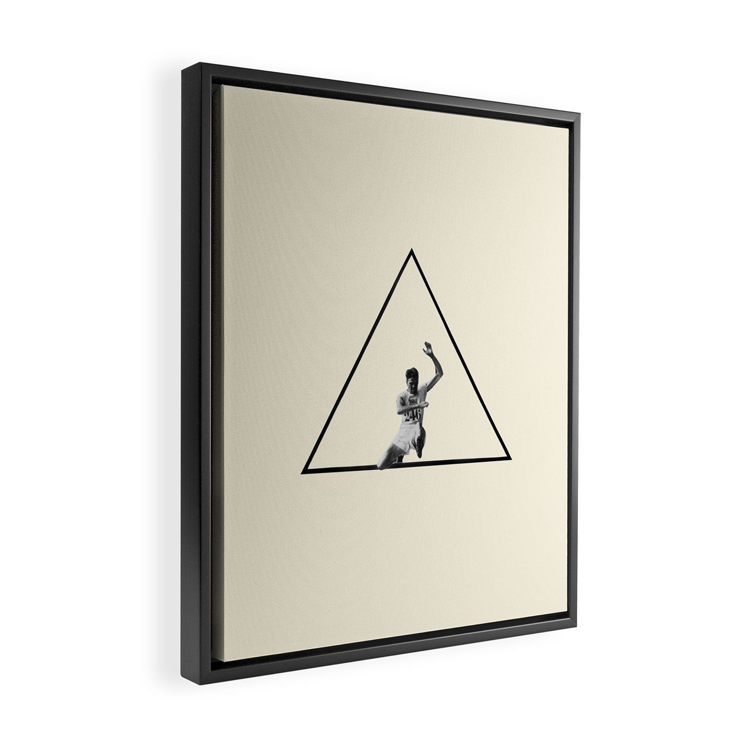 Hurdle (Triangle) Framed Canvas Print Gallery Image 2