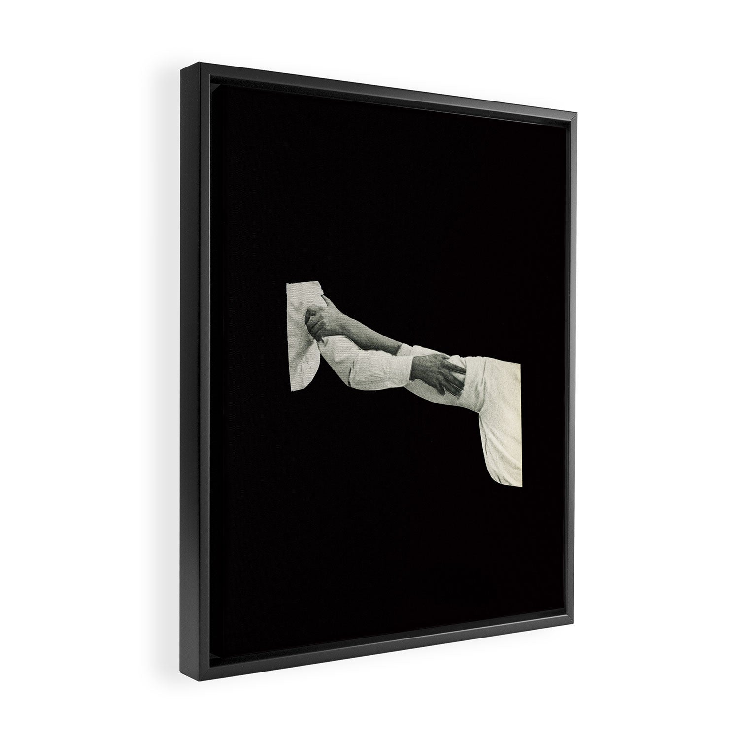 In Arms Framed Canvas Print Gallery Image 2
