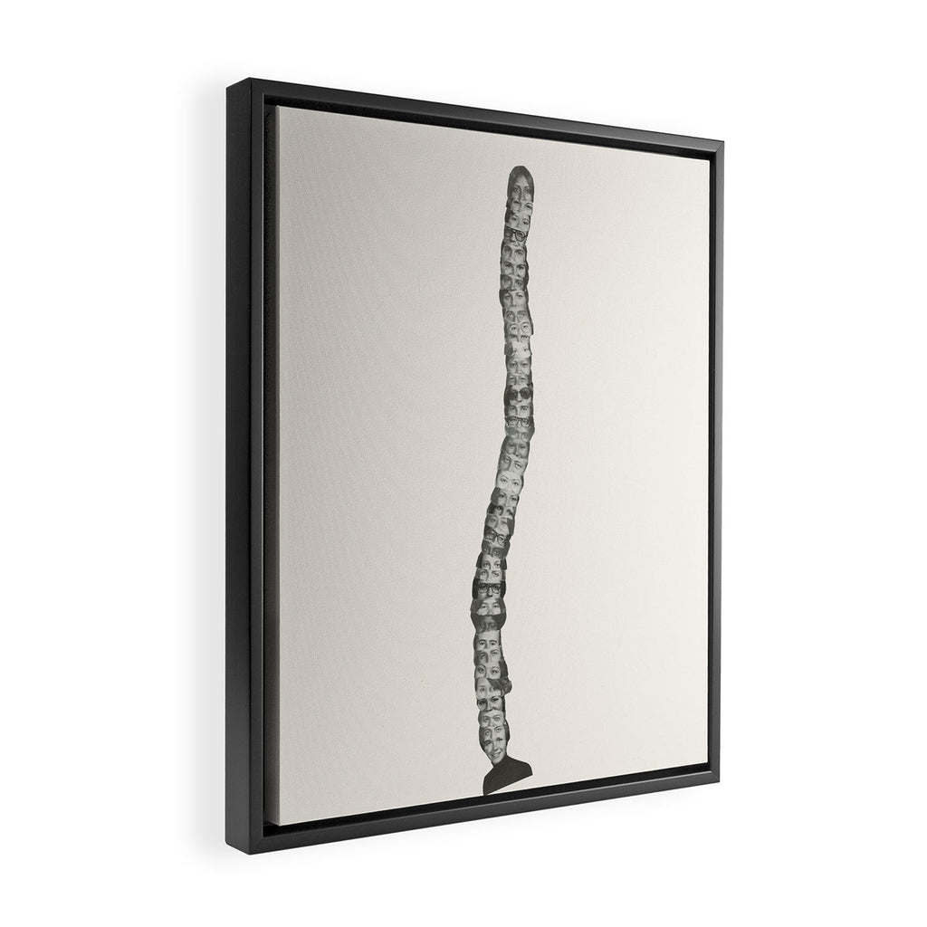 Let's Put Our Heads Together Framed Canvas Print Gallery Image 2
