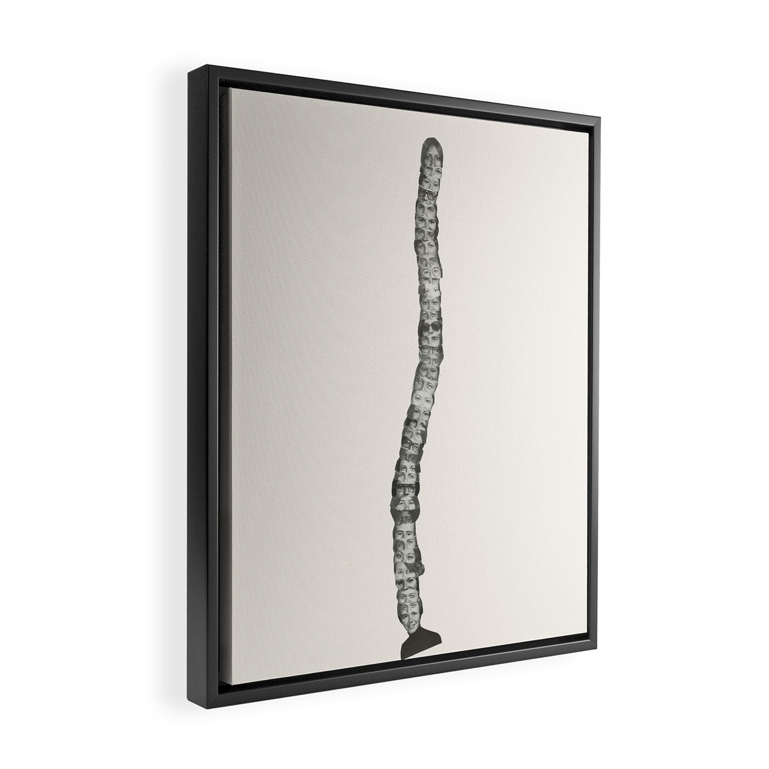 Let's Put Our Heads Together Framed Canvas Print Gallery Image 2