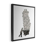 Letter Carrier Framed Canvas Print Gallery Image 2