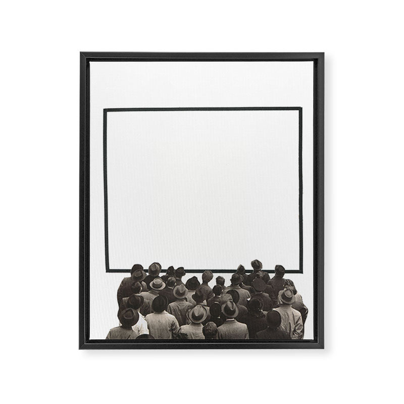 Nothing to See Here Framed Canvas Print Gallery Image 6