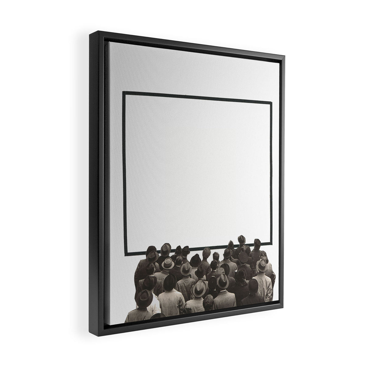 Nothing to See Here Framed Canvas Print Gallery Image 2