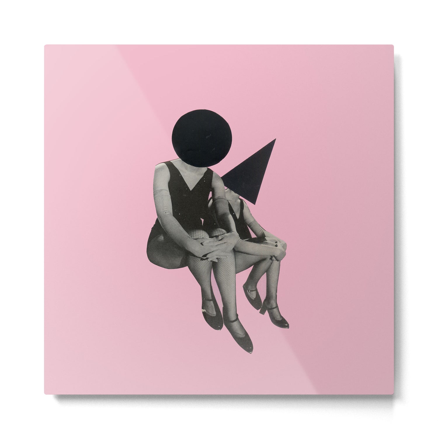 Pink Opaque Metal Print Gallery Image 2