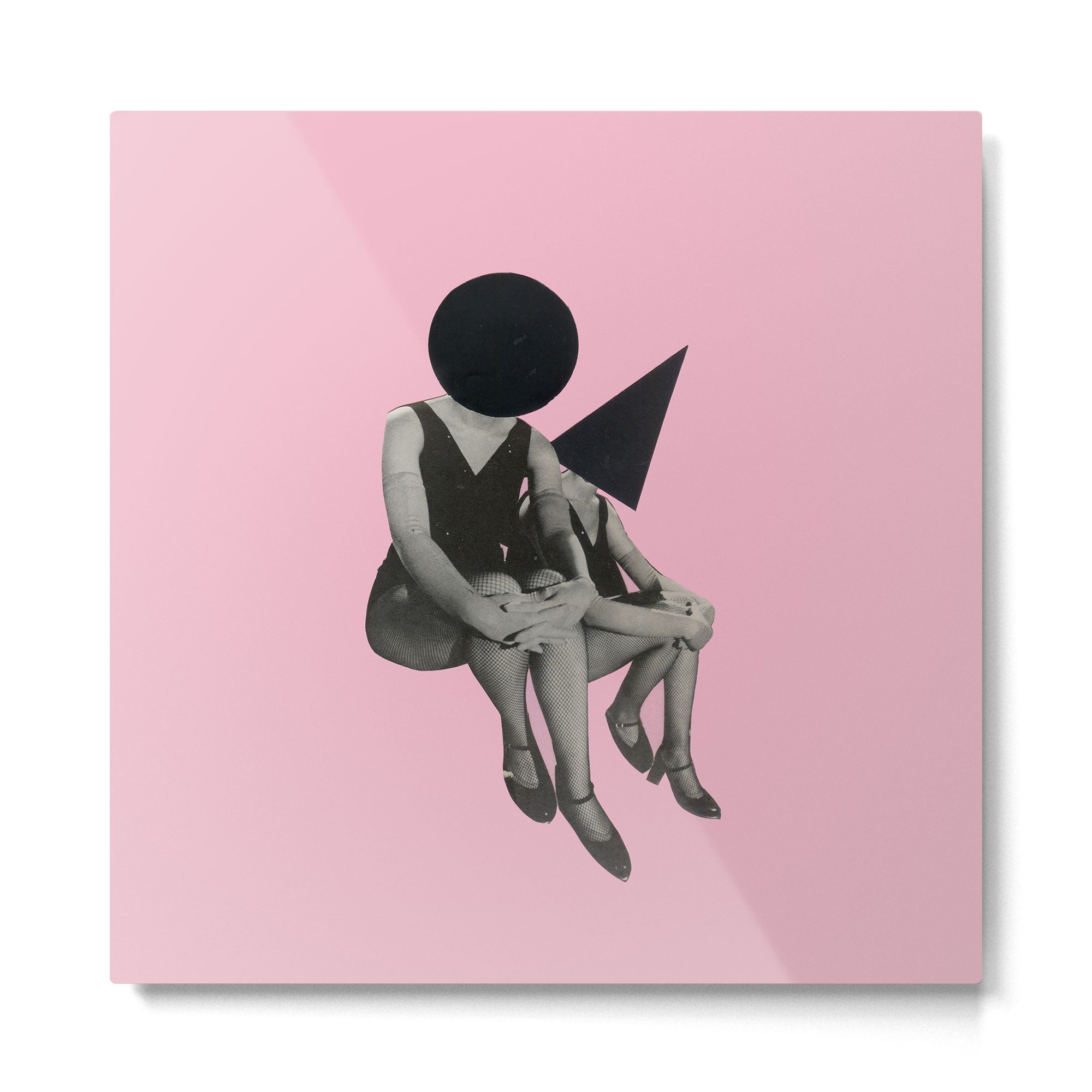 Pink Opaque Metal Print Gallery Image 2