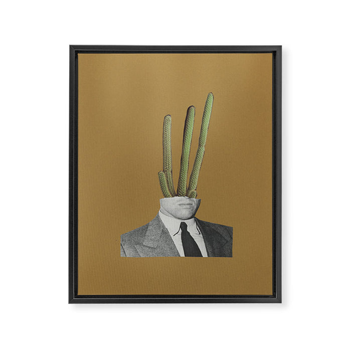 Prick Framed Canvas Print Gallery Image 1