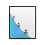 Riders on a Form Framed Canvas Print Gallery Image 6