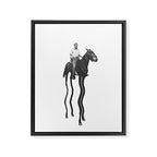 Tall Horse Framed Canvas Print Gallery Image 6